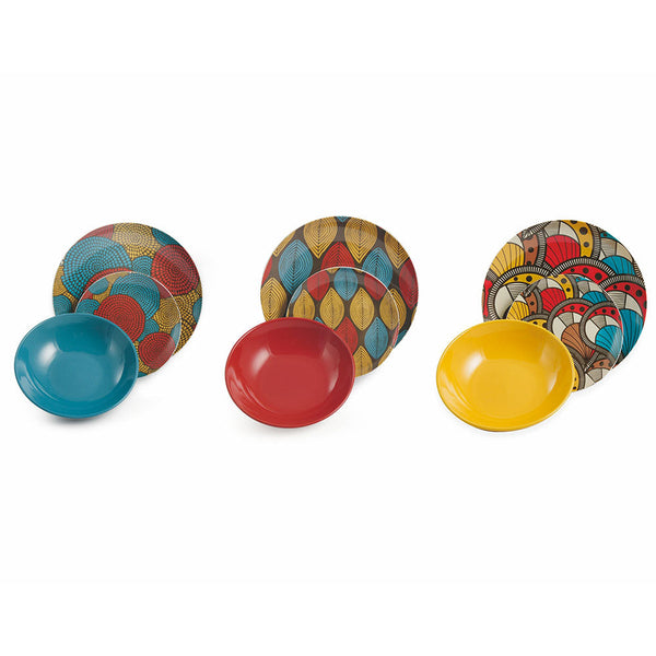 sconto Service de table 18 pièces en porcelaine et grès VdE Tivoli 1996 Afrique