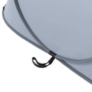 Tenda da Campeggio Pop Up Impermeabile Singola 245x148x105 cm Finestra a Rete Grigio   