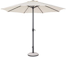 Ombrellone da Giardino Ø3 m Palo Ø46 mm in Alluminio Telo in Poliestere Ecrù