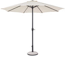 Ombrellone da Giardino Ø3 m Palo Ø46 mm in Alluminio Telo in Poliestere Ecrù