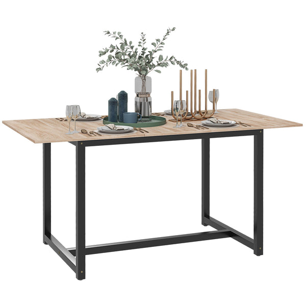 prezzo Tavolo da Pranzo Allungabile per 4-6 Persone Stile Industriale 120-160x80x75,5cm