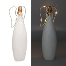 Angelo resina bianco con led cm 10x7xh30