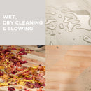 Bidone Aspiratutto 3 in 1 da 1400W Aspirasolidi Liquidi e Soffiatore Capacità 18L Triplo Filtro e Accessori In Acciaio Inox      