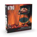 Barbecue a Carbone Carbonella Rotondo Ø51x84,5 cm con Vassoio in Acciaio al Carbonio Verde      