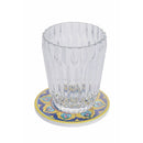 Set 6 Sottobicchieri Ø10 cm  in Ceramica VdE Tivoli 1996 Scilla