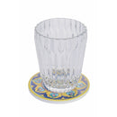 Set 6 Sottobicchieri Ø10 cm  in Ceramica VdE Tivoli 1996 Scilla