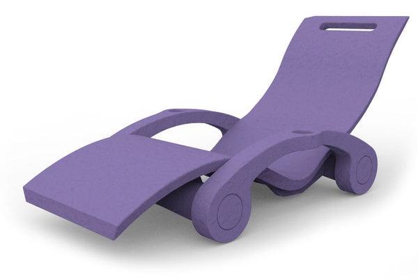 Lettino Chaise Longue Galleggiante da Esterno Giardino Arkema Serendipity Viola sconto