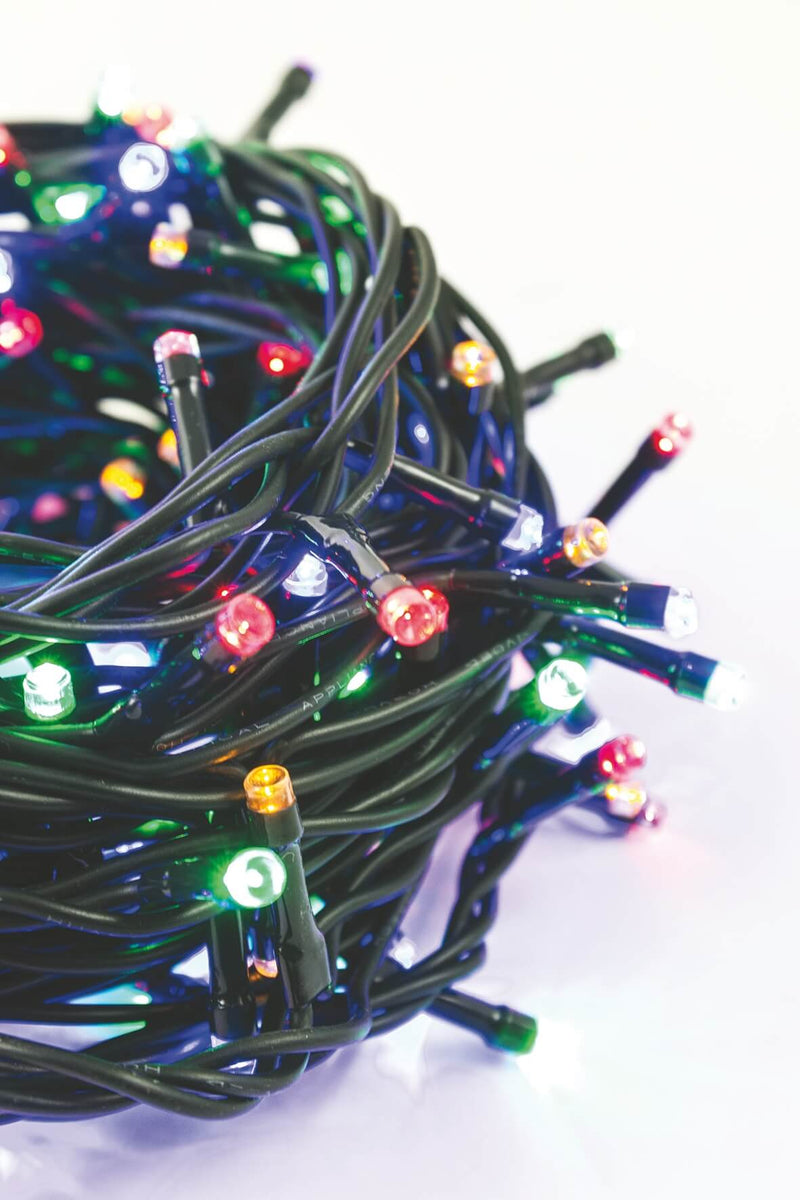 Luci di Natale 180 LED 7,2m Multicolor da Interno Soriani