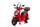 Scooter Elettrico per Bambini Licenza Ufficiale Honda SH125 12V con Ruote EVA e Sedile Pelle Rosso