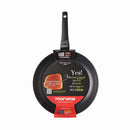 Padella Ø30 cm Antiaderente Induzione in Alluminio Effetto Pietra Moneta Yes (Zeus 2.0)