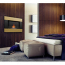 Camino a Bioetanolo da Parete 90x65,2 cm Flig Boston Oro