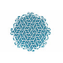 Set 6 Tovagliette Ø38x0,5 cm  in Plastica VdE Tivoli 1996 Bali leaf