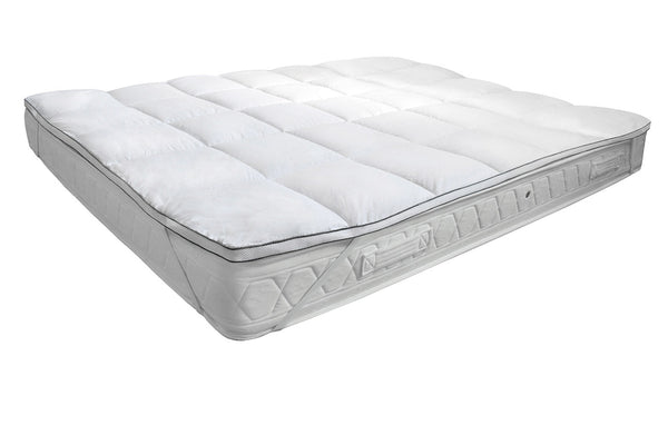 Surmatelas matelassé rembourré avec élastique matelassé fantaisie blanc différentes tailles acquista