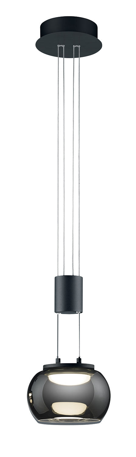 Lampada a Sospensione da Interno a LED in Metallo Nero Opaco acquista