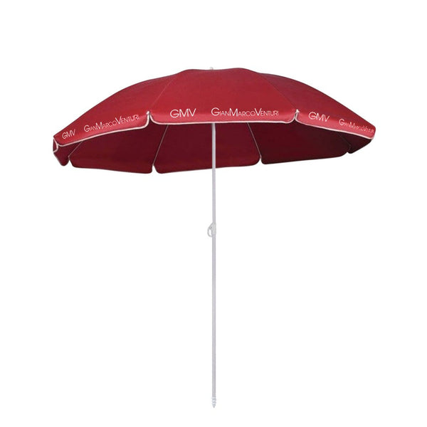 Parasol de jardin Ø160 cm Mât Ø32 mm Gian Marco Venturi Rouge sconto