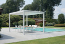Pergola da Giardino 3x4m in Alluminio Bianca