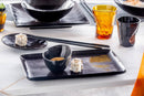 Set 6 Coppette Oblique 10,5x7,5x6 cm in Gres Kaleidos Sirius Nere