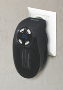 Stufa Stufetta da Parete 500W Display LCD Kooper Pluggy Nero