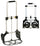 Chariot Pliant 80 Kg Aluminium Carrier Tosini Trolley Argent