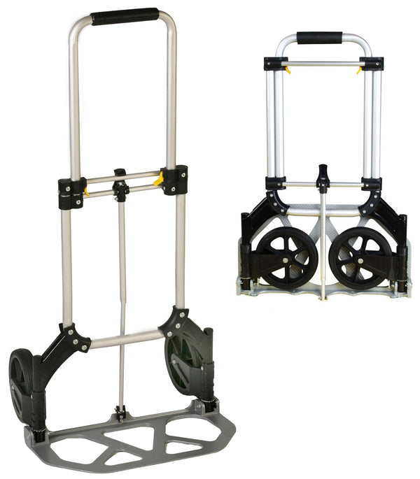Chariot Pliant 80 Kg Aluminium Carrier Tosini Trolley Argent online