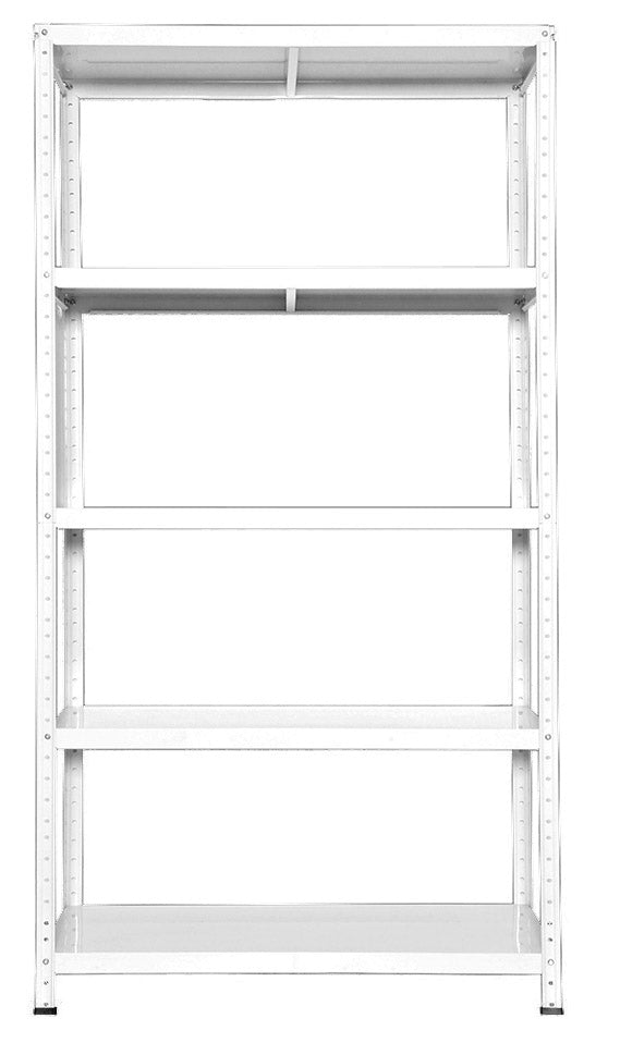 prezzo Étagère métal 5 étagères 100x40x187 cm Ettore Blanc