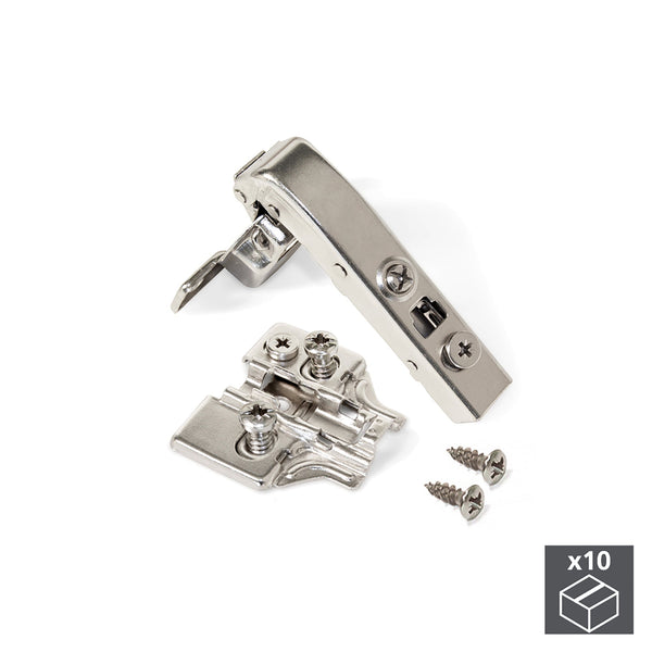 online Charnière Coupelle 35mm Bras Angulaire 90º Fermeture Amortie Base Euro 10Pcs Emuca