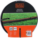 Tubo Pompa dell'Acqua da Giardino 25 Metri Ø19 in PVC Black & Decker