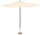 Parasol de Jardin Ø3m en Fer et Jardin Polyester Ecru