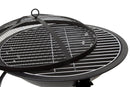 Stufa Braciere Grill a Legna o Carbone da Esterno Qlima FFGW4556 Nero