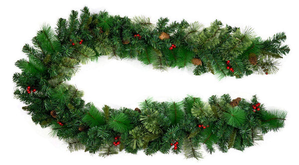 Guirlande de Noël Artificielle 2.7m 236 Aiguilles Vert sconto