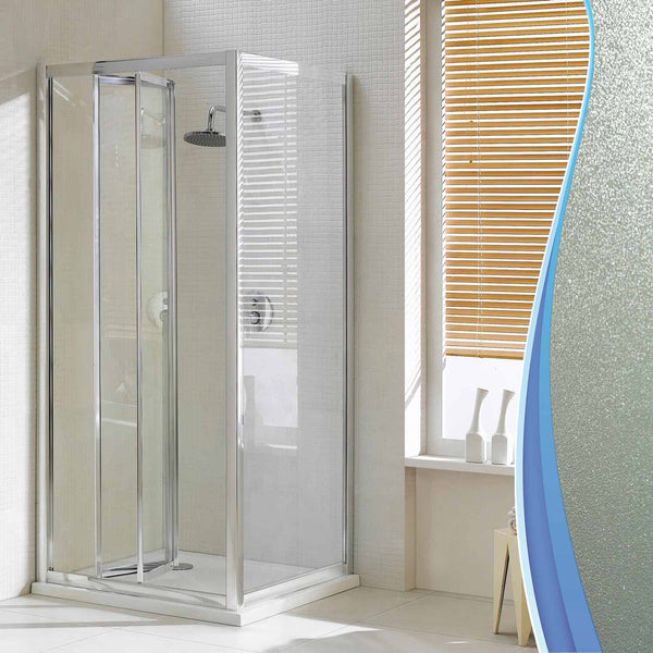 sconto Cabine de douche 1 porte pliante en cristal H198 Fosterberg Fyn Duo