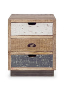 Comodino 3 Cassetti Tudor in Legno