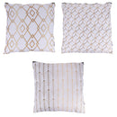 Set 3 Cuscini Decorativi 45x45 cm in Poliestere VdE Tivoli 1996 Charleston 