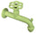 Robinet coloré pour fontaine de jardin en laiton Belfer RUB/022 Vert Acide