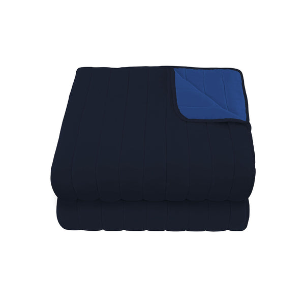 sconto Couette Double Face 100gr Bleu Foncé/Bleu Royal Différentes Tailles