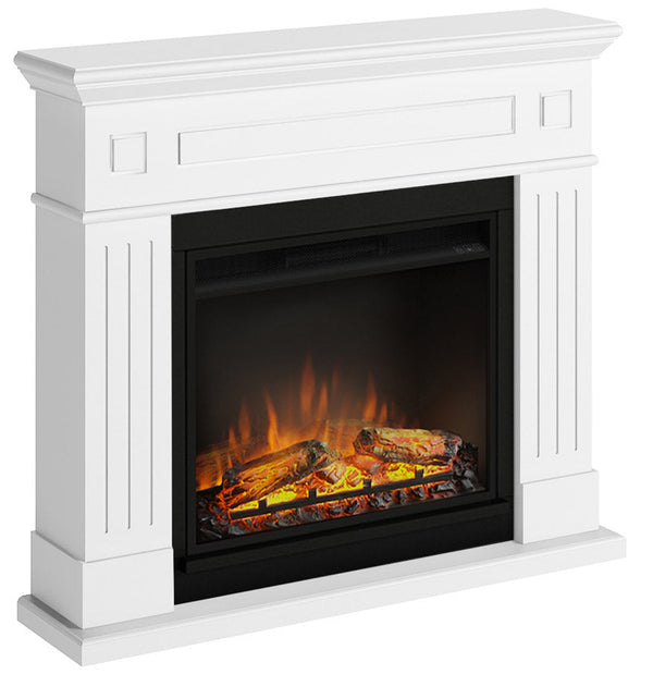 prezzo Cheminée Electrique Sol Effet Flamme 1500W Tagu Larsen Blanc