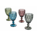 Set 4 Calici Renaissance in Vetro VdE Tivoli 1996 4 Colori Differenti