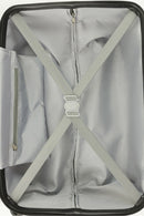 Trolley Valigia Bagaglio a Mano Rigida in Policarbonato 4 Ruote TSA Soriani Silver