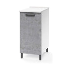 Base cucina con anta 40x50x85H cm cemento