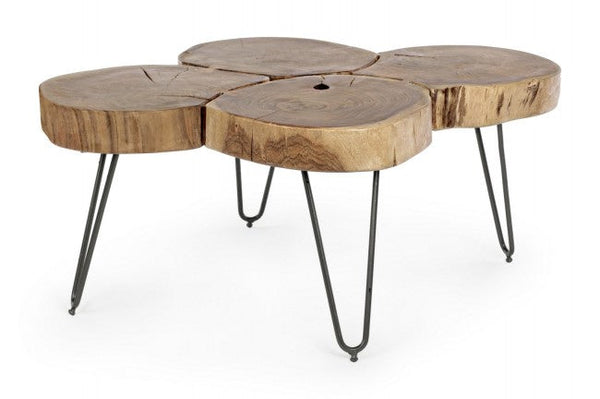 Tavolino 90x60x40h cm Orbital Log sconto