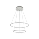 Lampada pendente Modern in Metallo Nola Bianco