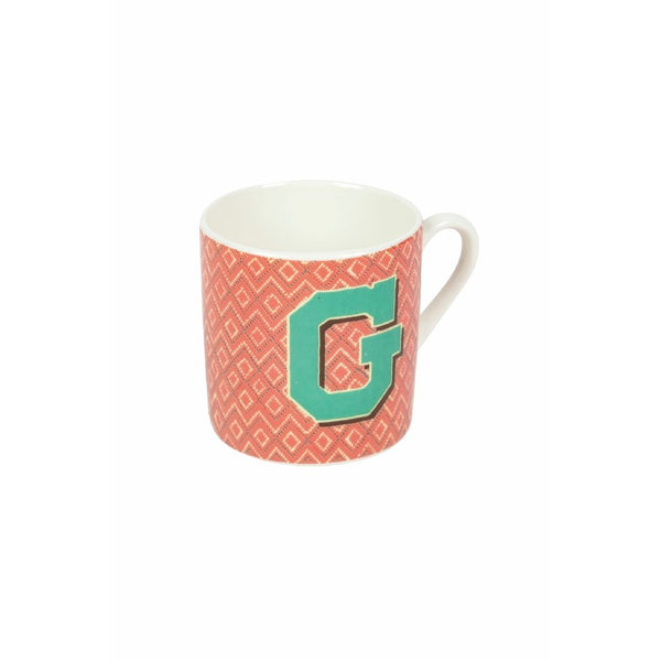 sconto Tazzina da Caffè con Lettera “G” Ø5,3x5,5 cm in New Bone China VdE Tivoli 1996 Monogram
