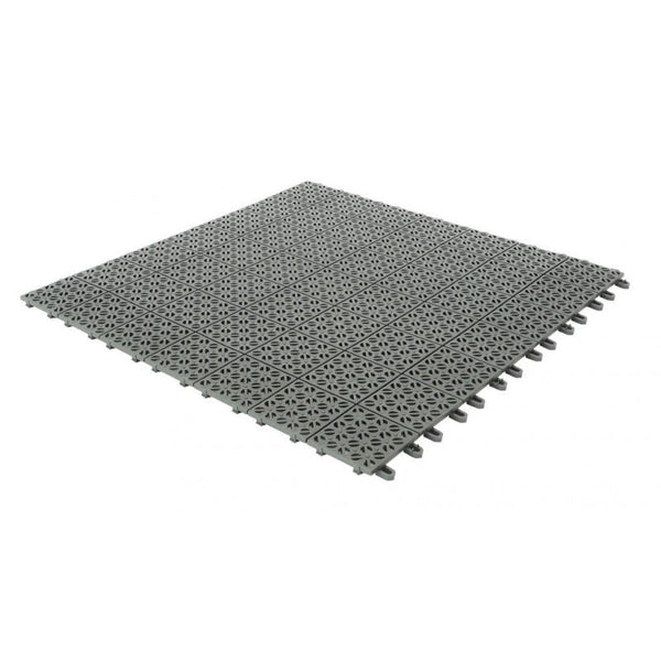 Lot de 6 dalles d'extérieur souples en plastique 55,5 x 55,5 cm, drainantes et autobloquantes prezzo