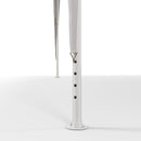 Gazebo da Giardino 293x293 cm Pieghevole e Portatile con Copertura Anti UV Bianco  