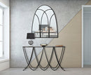 Specchio da Muro Dark 90x2,5x110 Misura Specchio 87x108 cm in Ferro Nero