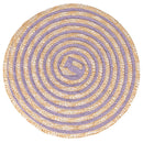 Set 4 Tovagliette Ø38 cm  in Paglia e Carta VdE Tivoli 1996 Spiral