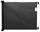 Portail Enfant Barrière de Protection Rétractable 130x8x88 cm Fadi Noir