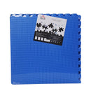 Tappeto Puzzle a Incastro Set 8 Pezzi 60x60 cm Blu 