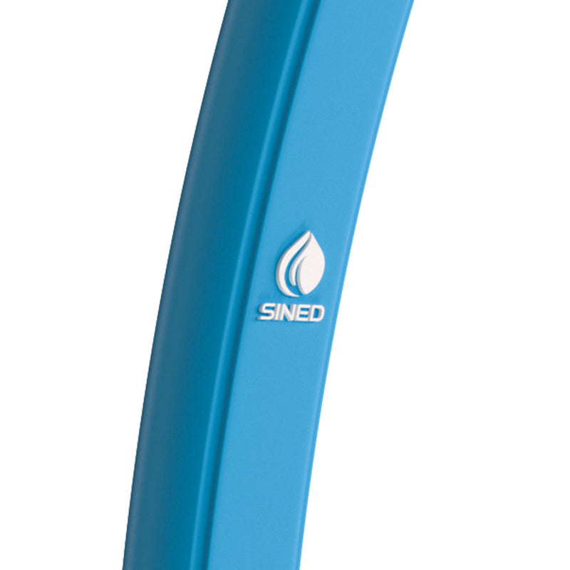 Doccia Solare da Giardino 22L Miscelatore e Lavapiedi Sined Sole Blu
