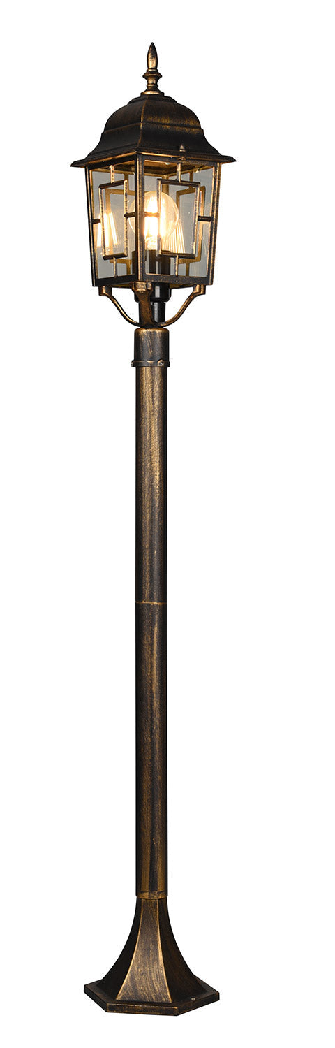 Lampada Palo da Esterno Attacco E27 in Alluminio Ruggine online